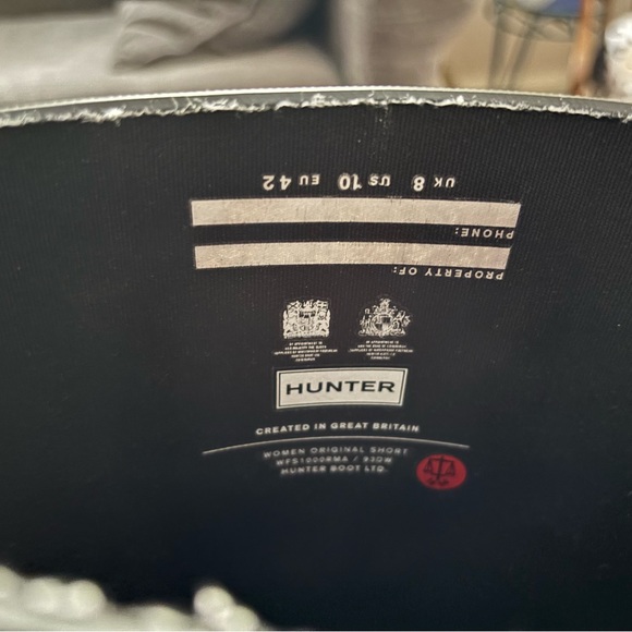 Hunter Women's Black Original Boots - Picture 2 of 2